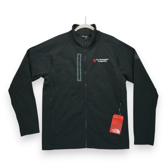 NWT North Face Canyon Flats Jacket Fleece Mens Medium Washington Companies Logo - Picture 1 of 7
